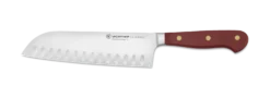 Wusthof Classic Colour Santoku With Hollow Edge Knife 17cm Tasty Sumac (WT1061731717)