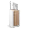 Wusthof Classic White 5pc Knife Block Set With Santoku Knife (WT1090270501)