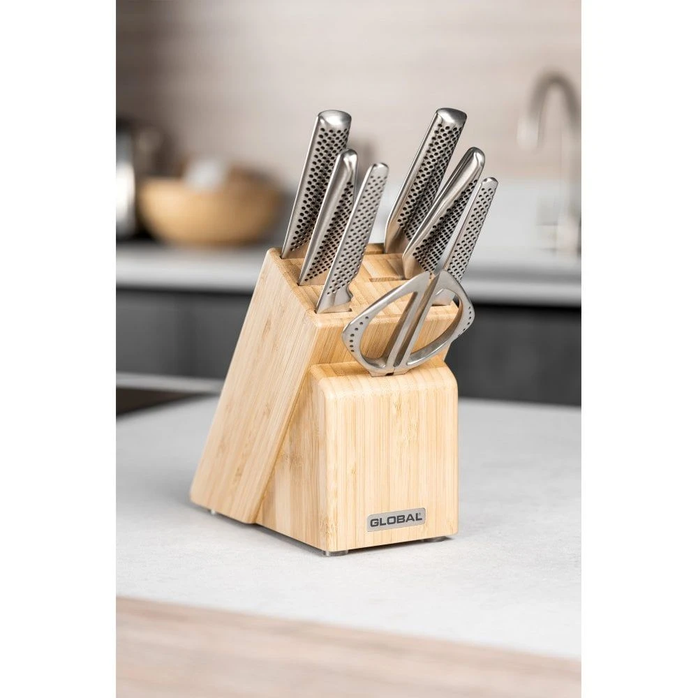 Global Takashi 8 Piece Knife Block Set (G-79668B) - Image 2