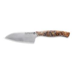 Savernake DNA GT11 11cm Bar Knife - Anthracite, Arctic & Orange With Marble Handle
