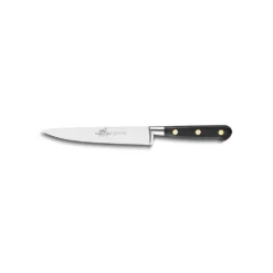 Lion Sabatier® Ideal Carbone 15cm Flexible Filleting Knife (Carbon Steel Blade With Black Handle & Brass Rivets)