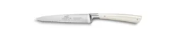Lion Sabatier® Edonist Perle 12cm Serrated Utility Knife (Pearl Handle With Stainless Steel Rivets)