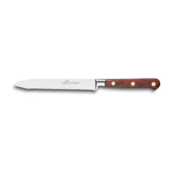 Lion Sabatier® Ideal Saveur 12cm Serrated Utility Knife (Pakka Wood Handle With Brass Rivets)