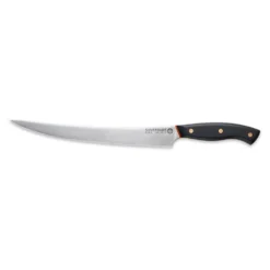 Savernake DNA PC26 26cm Carving Knife - Anthracite & Orange With Traditional Handle