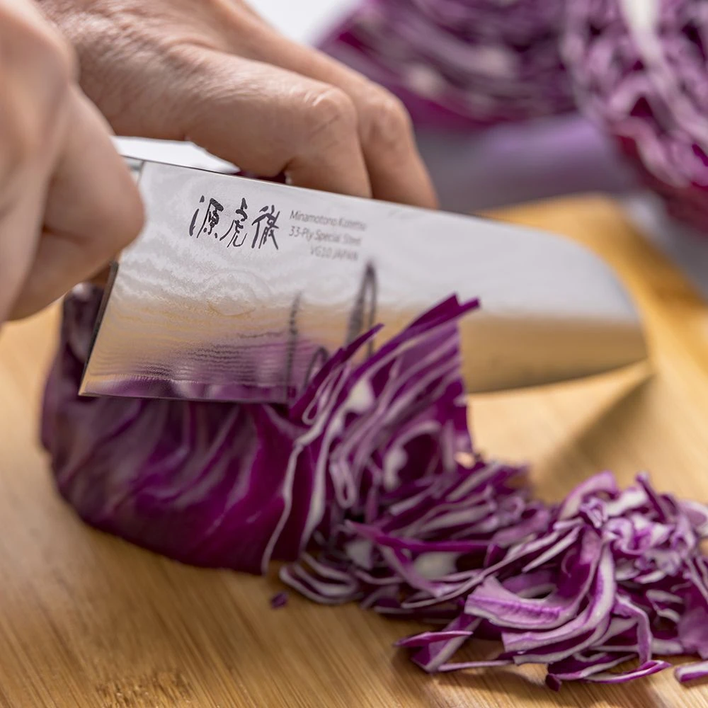 Minamoto Kotetsu 18cm Santoku By Yasuda Hamono (M100) - Image 2