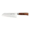 Tamahagane San Tsubame Wood 17.5cm Santoku Knife (SN-1114)
